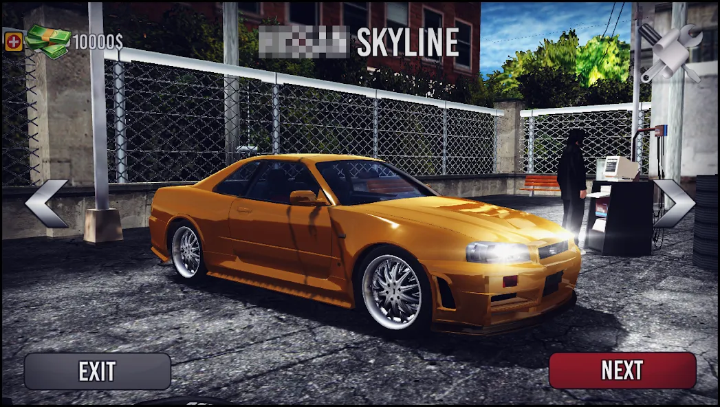 Взлом Skyline Drift Simulator (Скайлайн Дрифт Симулятор)  [МОД Бесконечные монеты] — полная версия apk на Андроид screen 1