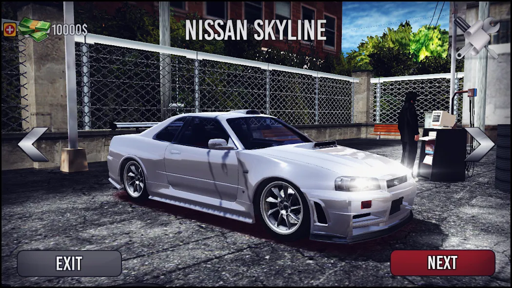 Взлом Skyline Drift Simulator (Скайлайн Дрифт Симулятор)  [МОД Бесконечные монеты] — полная версия apk на Андроид screen 2