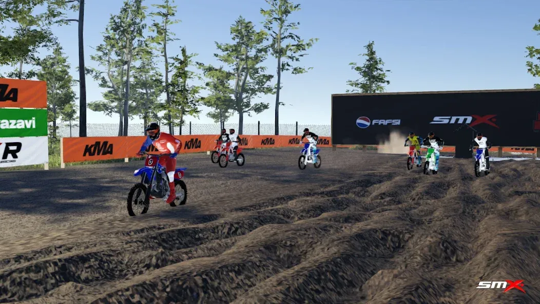 Взлом SMX: Supermoto Vs. Motocross (СМХ)  [МОД Mega Pack] — стабильная версия apk на Андроид screen 4