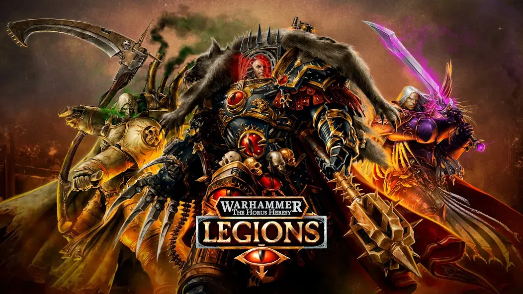 Скачать взлом Warhammer Horus Heresy Legions (Вархаммер Искупление Хоруса Легионы)  [МОД Все открыто] — последняя версия apk на Андроид screen 1