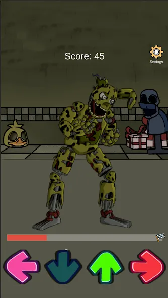 Взлом FNF Springtrap Mod Test (Мод Тест)  [МОД Бесконечные монеты] — стабильная версия apk на Андроид screen 3