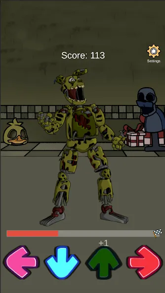 Взлом FNF Springtrap Mod Test (Мод Тест)  [МОД Бесконечные монеты] — стабильная версия apk на Андроид screen 4