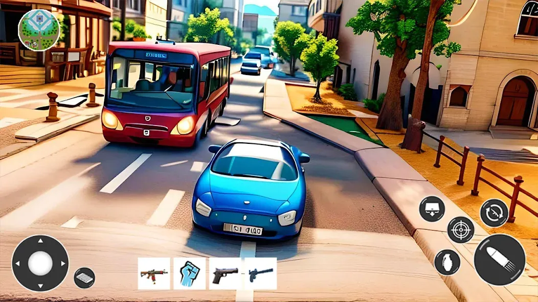 Скачать взлом Gangster Car Theft Games (Гангстерская автомобильная война игр)  [МОД Много денег] — стабильная версия apk на Андроид screen 1