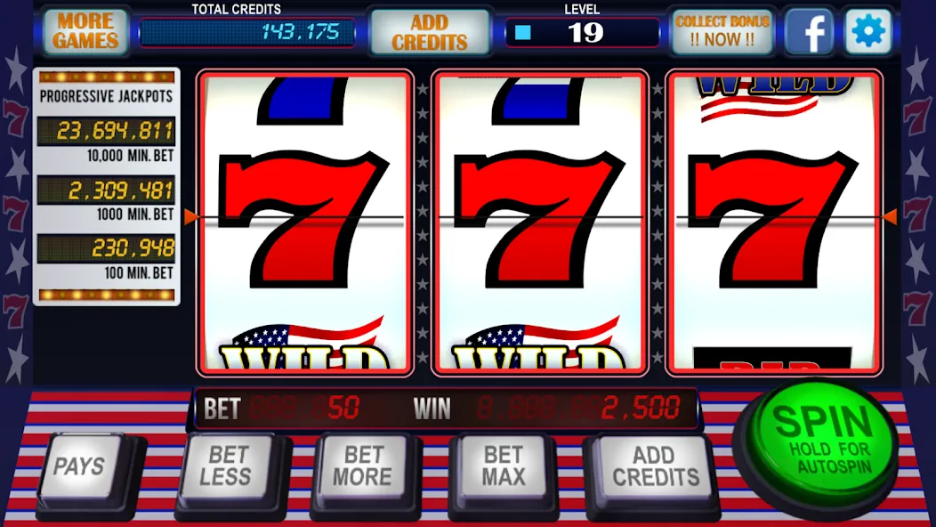 Взлом 777 Slots Casino Classic Slots (Слоты Казино Классические Слоты)  [МОД Mega Pack] — полная версия apk на Андроид screen 4