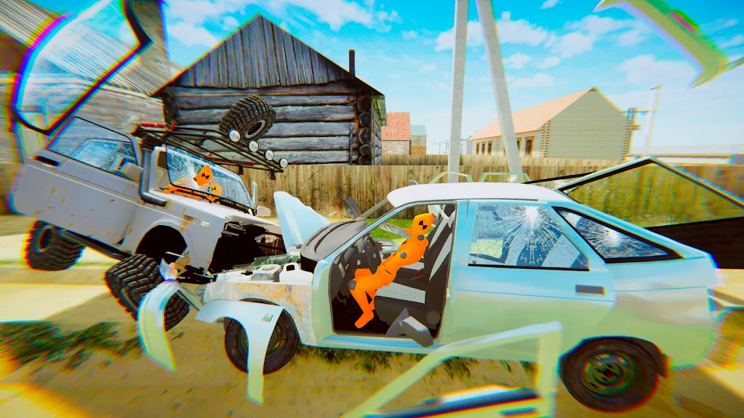 Скачать взломанную VAZ Crash Test Simulator 2  [МОД Бесконечные монеты] — полная версия apk на Андроид screen 2