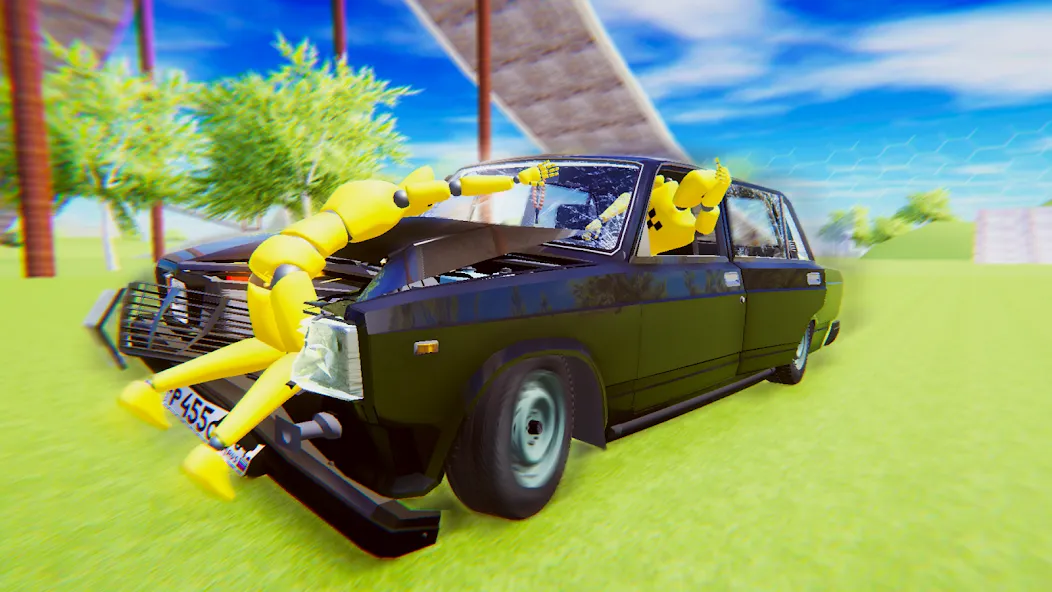 Скачать взломанную VAZ Crash Test Simulator 2  [МОД Бесконечные монеты] — полная версия apk на Андроид screen 4