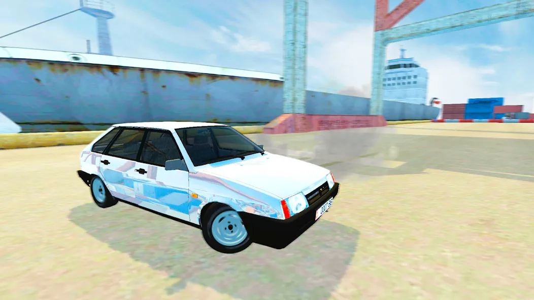 Скачать взломанную Lada Drift Simulator — Online  [МОД Menu] — полная версия apk на Андроид screen 1