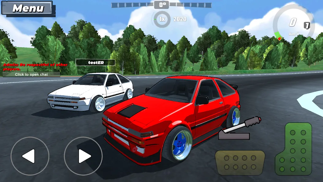 Скачать взломанную Drift King: Online (Дрифт Кинг)  [МОД Unlimited Money] — последняя версия apk на Андроид screen 1