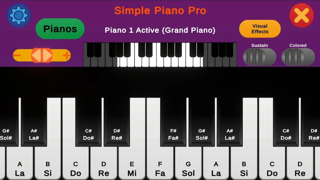 Взломанная Simple Piano Pro (Симпл Пиано Про)  [МОД Много монет] — полная версия apk на Андроид screen 1