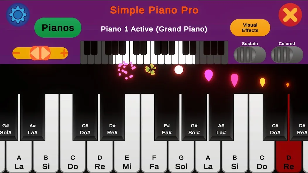 Взломанная Simple Piano Pro (Симпл Пиано Про)  [МОД Много монет] — полная версия apk на Андроид screen 2