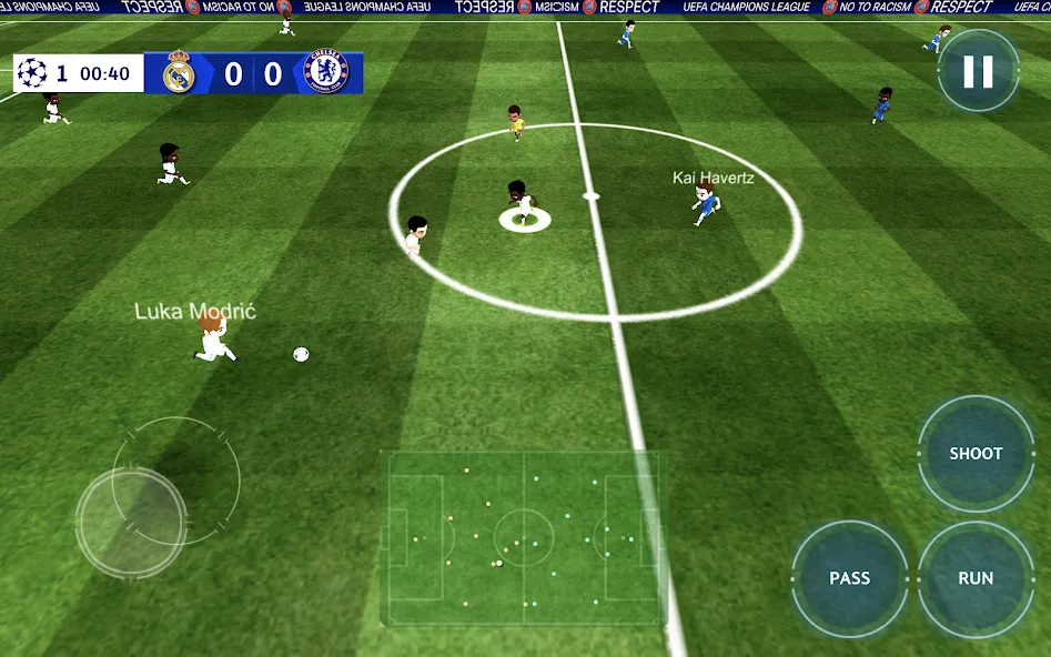 Взлом Champions League — UEFA Game (Чемпионс Лига)  [МОД Меню] — полная версия apk на Андроид screen 4