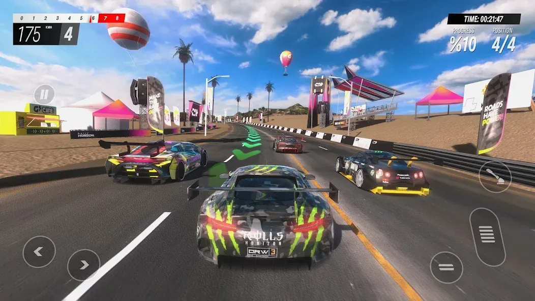 Взлом Rally Horizon (Ралли Хорайзон)  [МОД Mega Pack] — стабильная версия apk на Андроид screen 1