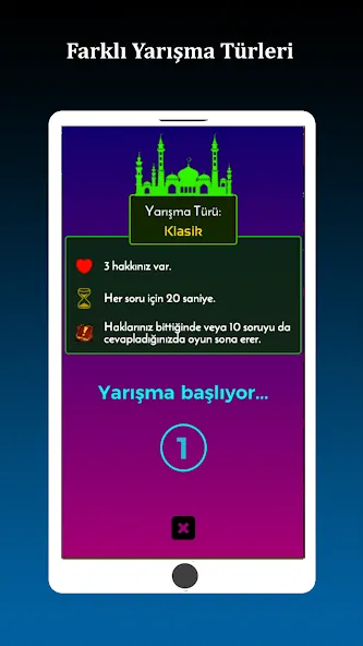 Взломанная İslami Bilgi Yarışması  [МОД Много монет] — полная версия apk на Андроид screen 4