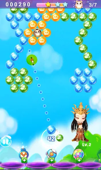 Скачать взлом Shoot Bubble Puzzle (Шут Бабл Пазл)  [МОД Unlimited Money] — полная версия apk на Андроид screen 3