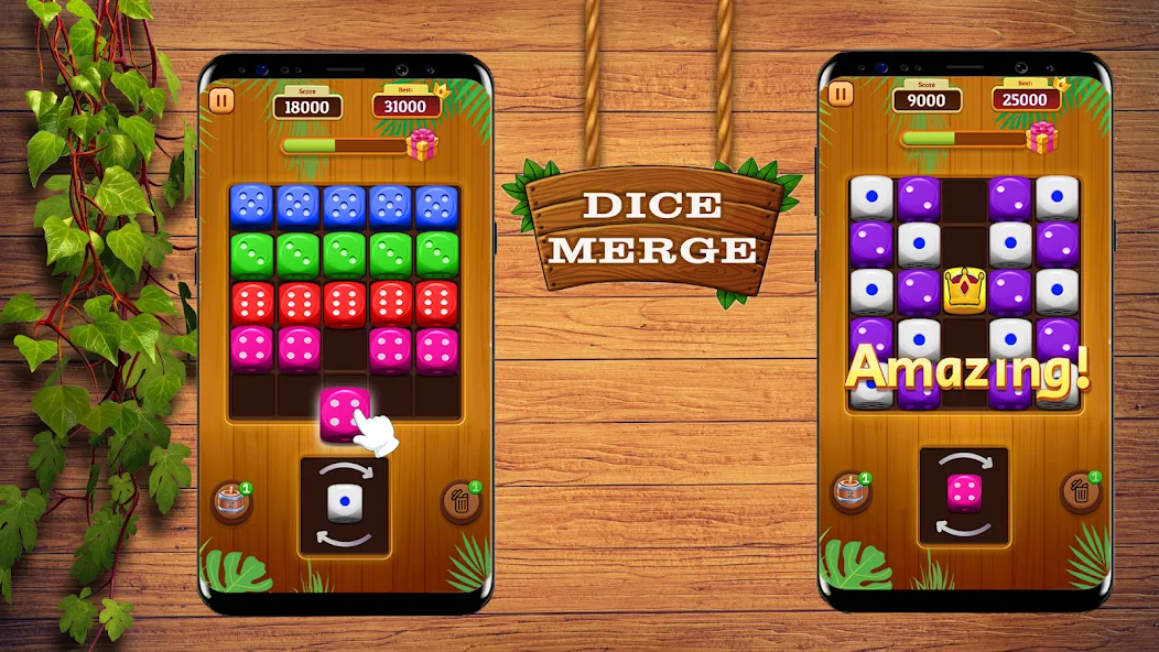 Скачать взлом Dice Merge: Dice Mania Game (Дайс Мердж)  [МОД Бесконечные деньги] — последняя версия apk на Андроид screen 1