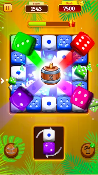 Скачать взлом Dice Merge: Dice Mania Game (Дайс Мердж)  [МОД Бесконечные деньги] — последняя версия apk на Андроид screen 2