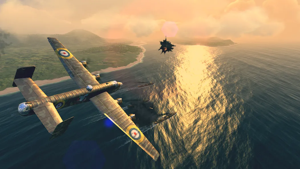 Скачать взломанную Warplanes: WW2 Dogfight (Варплейнс)  [МОД Unlocked] — последняя версия apk на Андроид screen 3