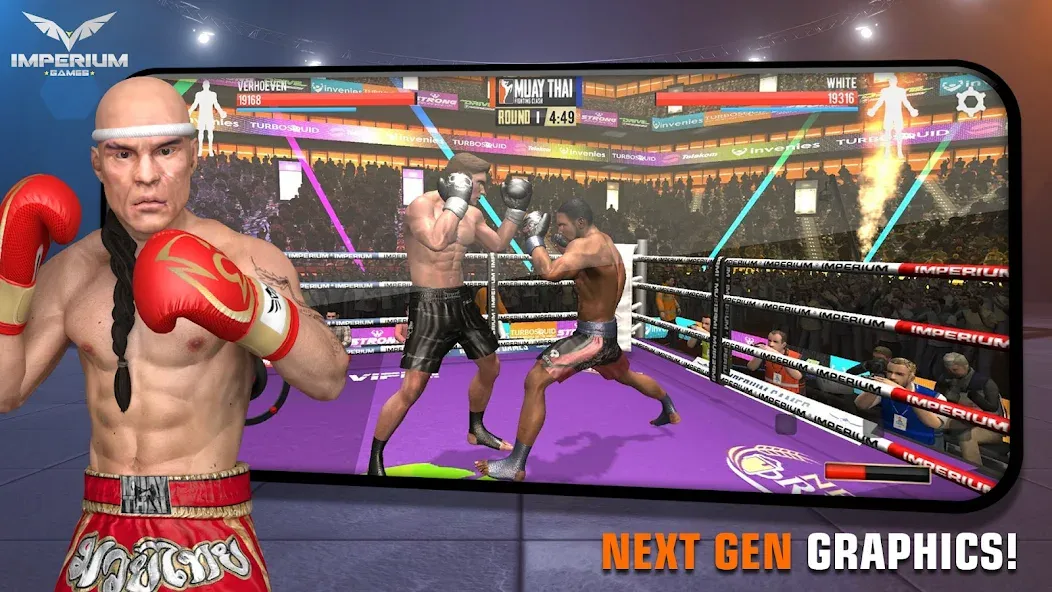 Взлом Muay Thai 2 — Fighting Clash (Муай Тай 2)  [МОД Menu] — последняя версия apk на Андроид screen 1