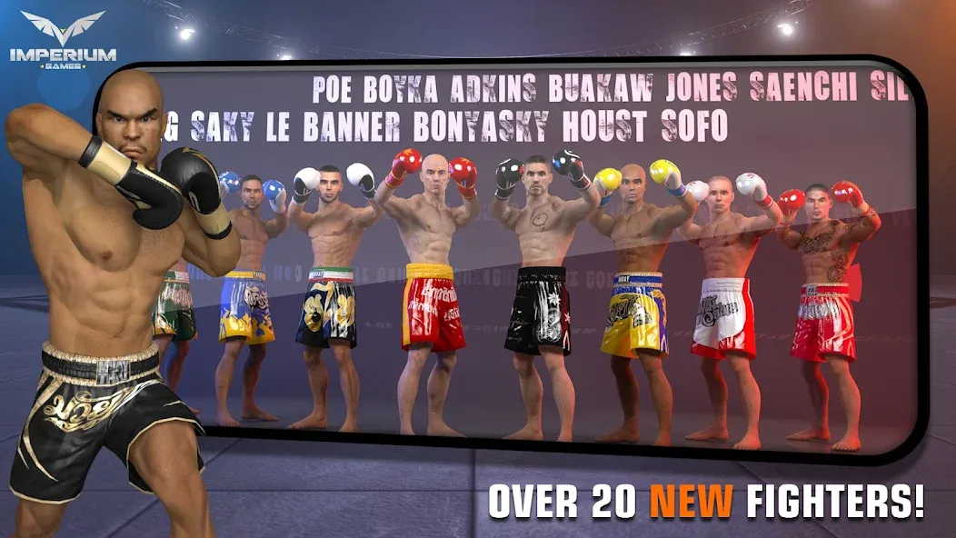 Взлом Muay Thai 2 — Fighting Clash (Муай Тай 2)  [МОД Menu] — последняя версия apk на Андроид screen 3