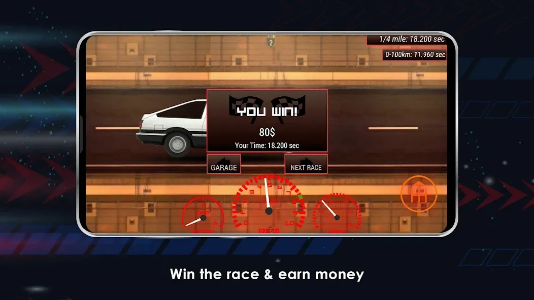 Взлом Japan Drag Racing (Драгрейсинг в Японии)  [МОД Menu] — стабильная версия apk на Андроид screen 4