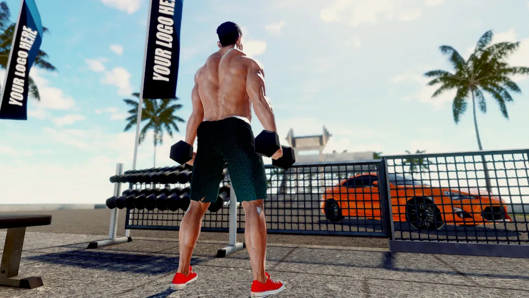 Скачать взломанную Iron Muscle IV — GYM simulator (Айрон Масл АйВи)  [МОД Много денег] — последняя версия apk на Андроид screen 2