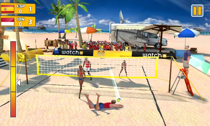 Скачать взлом Beach Volleyball 3D  [МОД Бесконечные монеты] — полная версия apk на Андроид screen 4