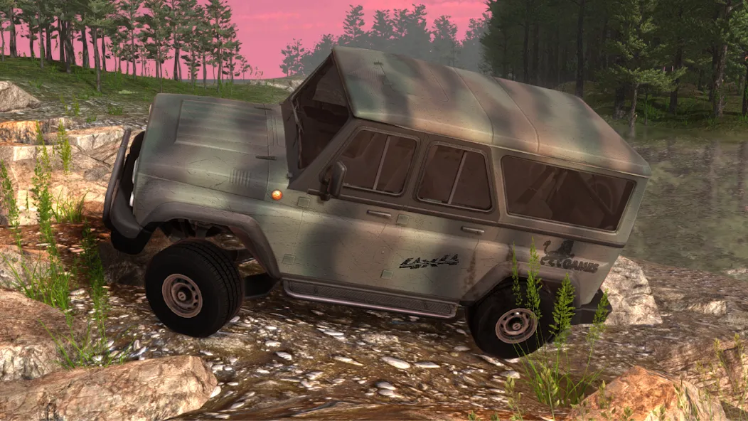 Скачать взлом Offroad 4×4 Russian: Uaz Niva (Оффроуд 4х4 Русский)  [МОД Menu] — последняя версия apk на Андроид screen 2