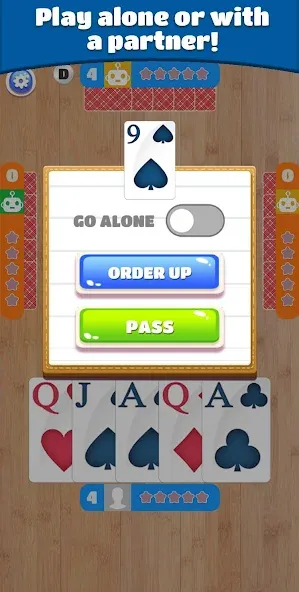 Скачать взломанную Euchre (Юкер)  [МОД Menu] — полная версия apk на Андроид screen 3