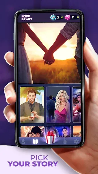 Взломанная Love Story ® Romance Games (Лав стори)  [МОД Меню] — полная версия apk на Андроид screen 4