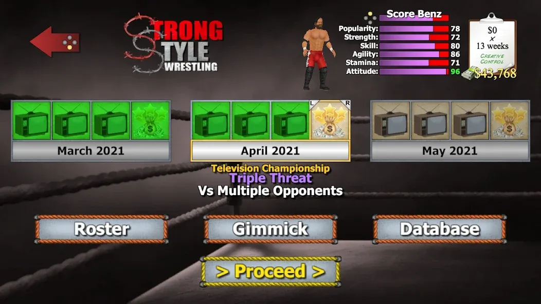 Взлом Wrestling Empire (Рестлинг Импайр)  [МОД Все открыто] — стабильная версия apk на Андроид screen 3