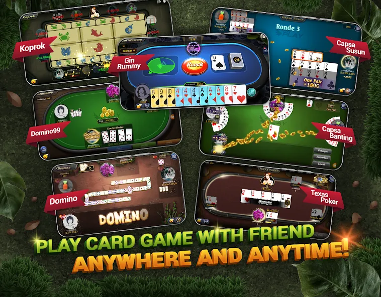 Скачать взлом Indoplay-Capsa Domino QQ Poker (Индоплэй)  [МОД Все открыто] — стабильная версия apk на Андроид screen 4