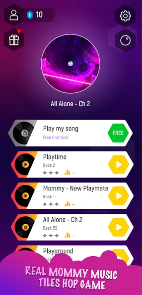 Взлом Mommy 3D Music Tiles Hop Game (Мамочка 3D Музыкальная Игра По Прогулкам Плитки)  [МОД Menu] — стабильная версия apk на Андроид screen 1