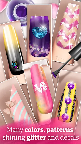 Взлом Nail Art Fashion Salon Game  [МОД Меню] — полная версия apk на Андроид screen 4