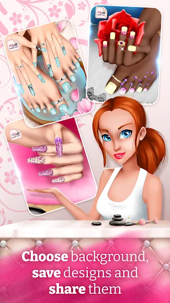 Взлом Nail Art Fashion Salon Game  [МОД Меню] — полная версия apk на Андроид screen 5