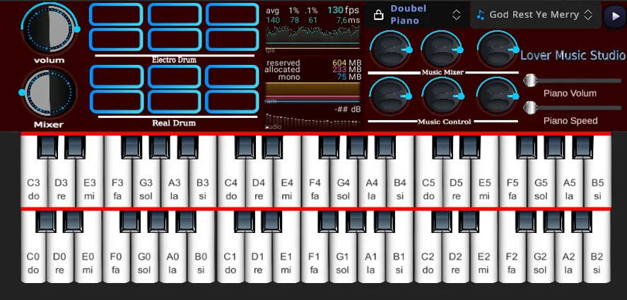 Взлом Org Piano:Real Piano Keyboard (Орг Пиано)  [МОД Много монет] — последняя версия apk на Андроид screen 3