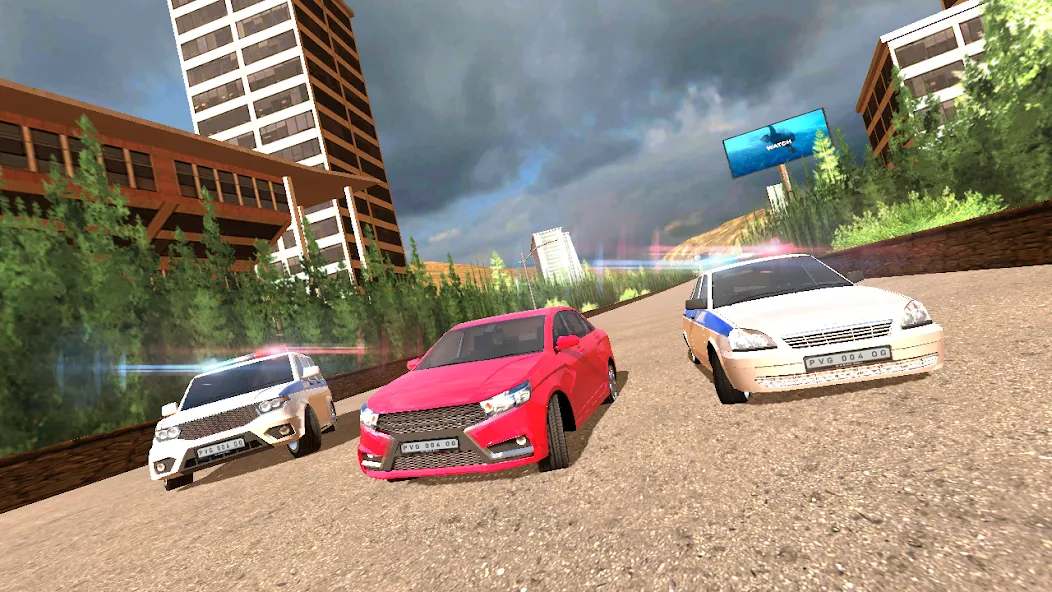 Скачать взлом Police Car Chase  [МОД Много денег] — стабильная версия apk на Андроид screen 3