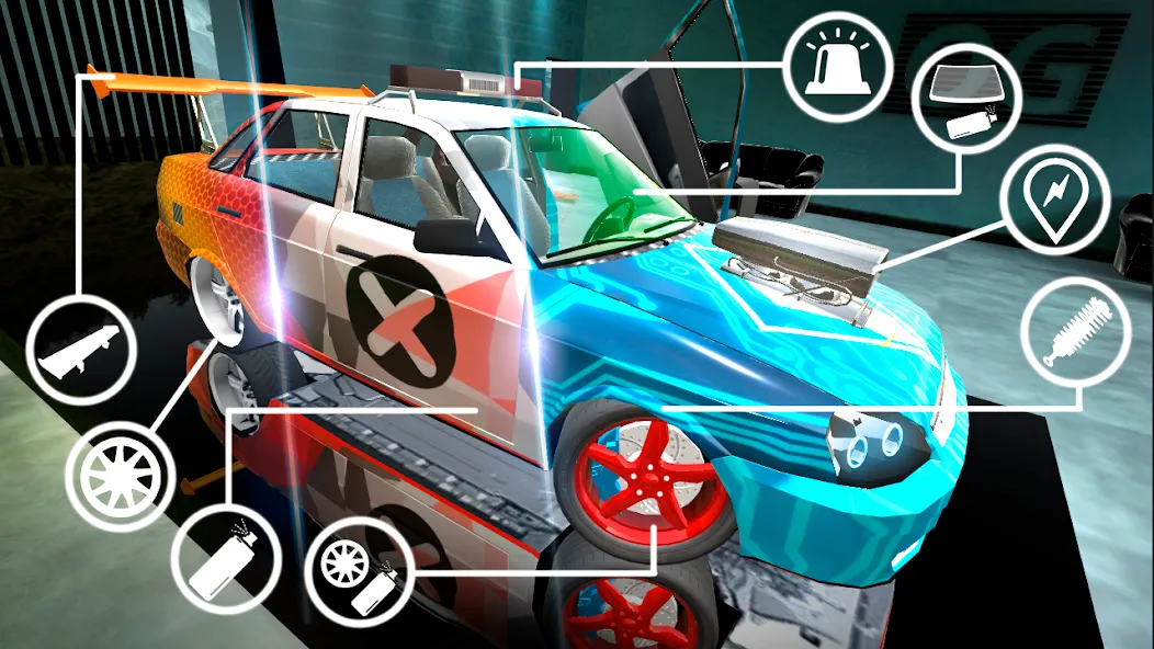 Взлом Russian Cars: Priorik 2  [МОД Бесконечные монеты] — полная версия apk на Андроид screen 2