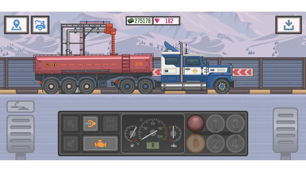 Скачать взломанную Trucker and Trucks  [МОД Unlimited Money] — стабильная версия apk на Андроид screen 3