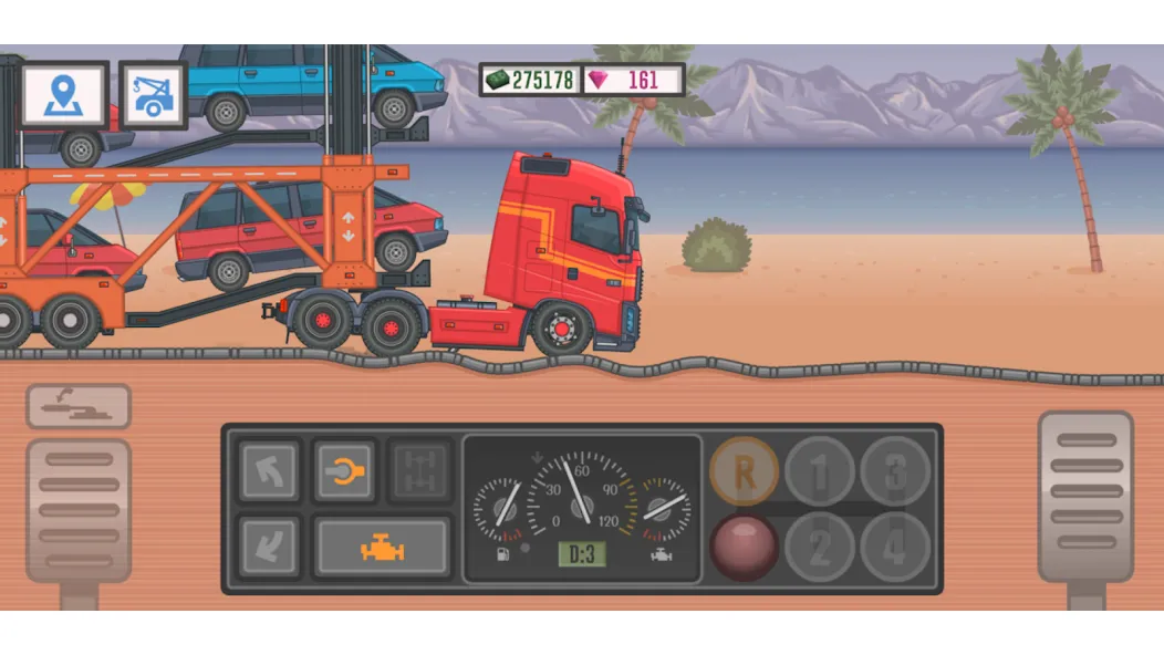 Скачать взломанную Trucker and Trucks  [МОД Unlimited Money] — стабильная версия apk на Андроид screen 4