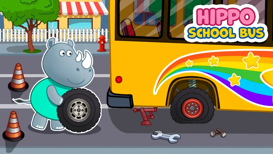 Взломанная Kids School Bus Adventure  [МОД Много денег] — последняя версия apk на Андроид screen 4