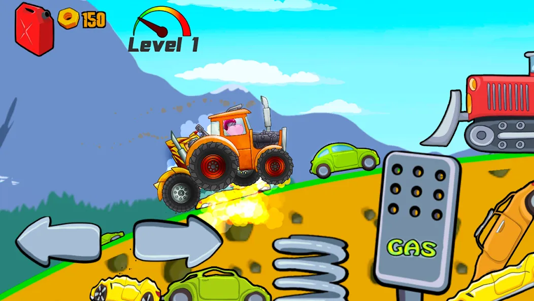 Взломанная Kids Monster Truck Racing Game  [МОД Unlimited Money] — последняя версия apk на Андроид screen 3