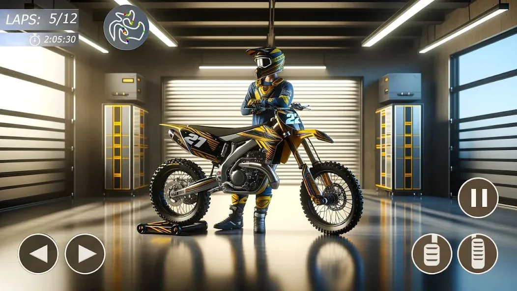 Скачать взлом MX Bikes: Motocross Dirt bikes  [МОД Все открыто] — стабильная версия apk на Андроид screen 4