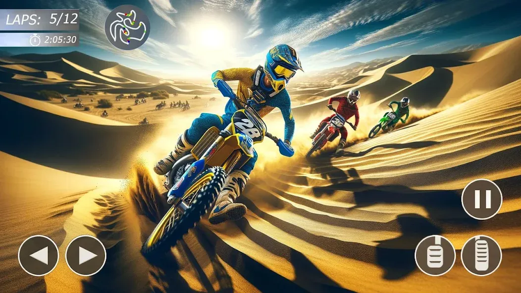 Скачать взлом MX Bikes: Motocross Dirt bikes  [МОД Все открыто] — стабильная версия apk на Андроид screen 5