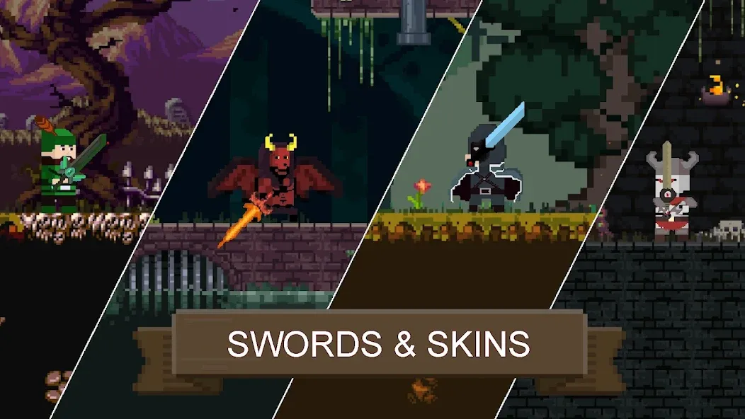 Скачать взлом Rune Sword: Action Platformer (Руновый меч)  [МОД Бесконечные монеты] — последняя версия apk на Андроид screen 5