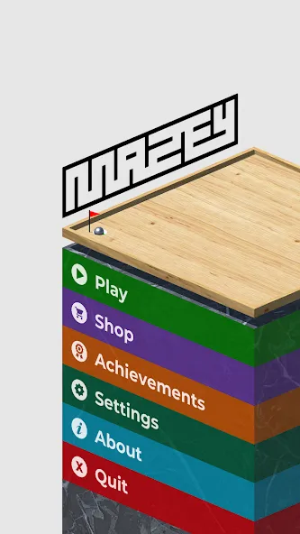 Взлом Mazey — Wooden Tilt Maze Game (Мазей)  [МОД Меню] — стабильная версия apk на Андроид screen 1