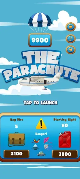 Скачать взлом The Parachute (Зе Пэрашют)  [МОД Бесконечные монеты] — последняя версия apk на Андроид screen 1