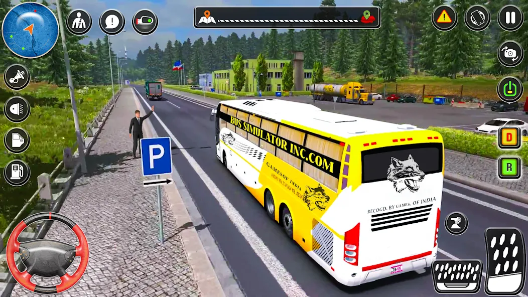 Взлом City Coach Bus City Bus Games  [МОД Menu] — стабильная версия apk на Андроид screen 5