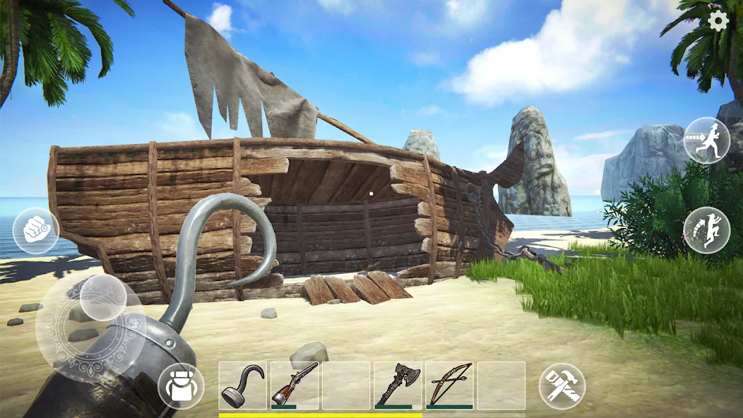 Скачать взломанную Last Pirate: Survival Island (Ласт Пират)  [МОД Menu] — последняя версия apk на Андроид screen 1