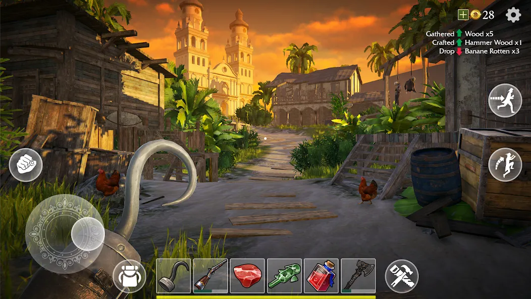 Скачать взломанную Last Pirate: Survival Island (Ласт Пират)  [МОД Menu] — последняя версия apk на Андроид screen 4