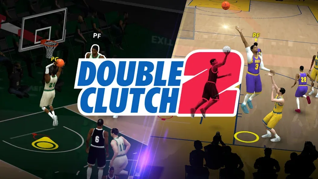 Скачать взломанную DoubleClutch 2 : Basketball (ДаблКлач 2)  [МОД Много денег] — последняя версия apk на Андроид screen 1